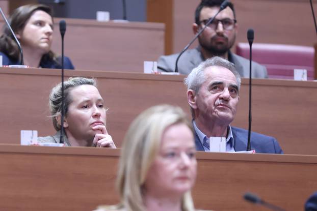 Zagreb: Ivana Kekin došla u Sabor