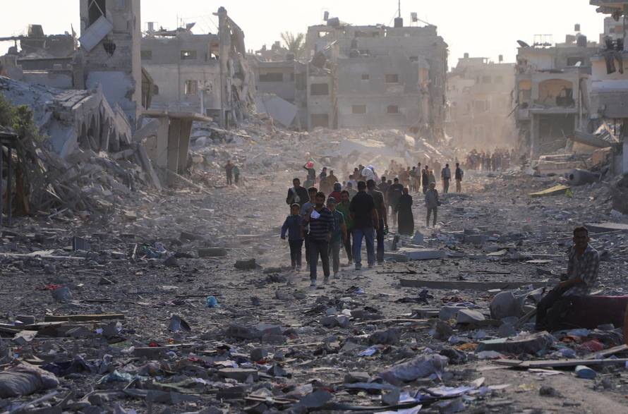 Aftermath of Israel's government ratifying a ceasefire with Hamas in Gaza