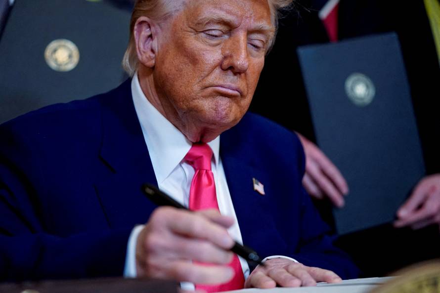 FILE PHOTO: U.S. President Donald Trump in Washington, D.C.