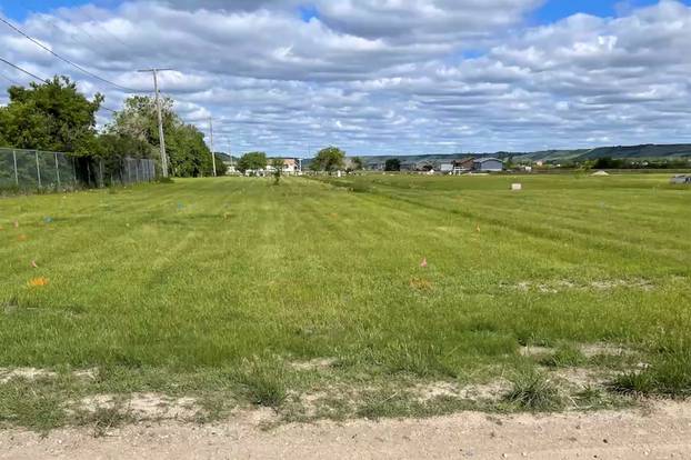 A field near the former Marieval Indian Residential School is seen near Grayson
