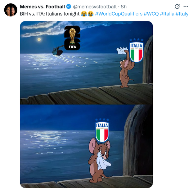 FOTO Društvene mreže pune su memova koji ismijavaju poraz Italije u Zenici: 'Pasta la vista!'