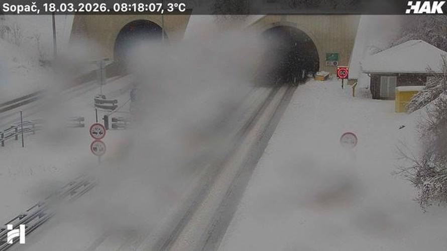 Dio Hrvatske pod snijegom: Evo kakvo nas vrijeme čeka sutra!
