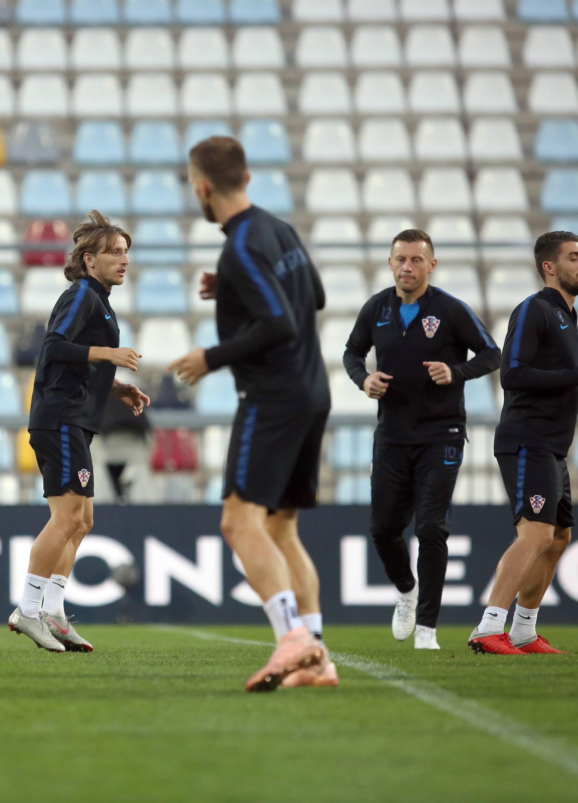 Rijeka: Trening hrvatske nogometne reprezentacije za utakmicu s Engleskom