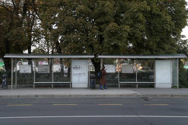 Zagreb: Trešnjevka za vrijeme štrajka ZET-a