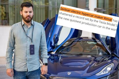 Kakav gaf: Rimac Automobile nazvali srpskim proizvođačem...