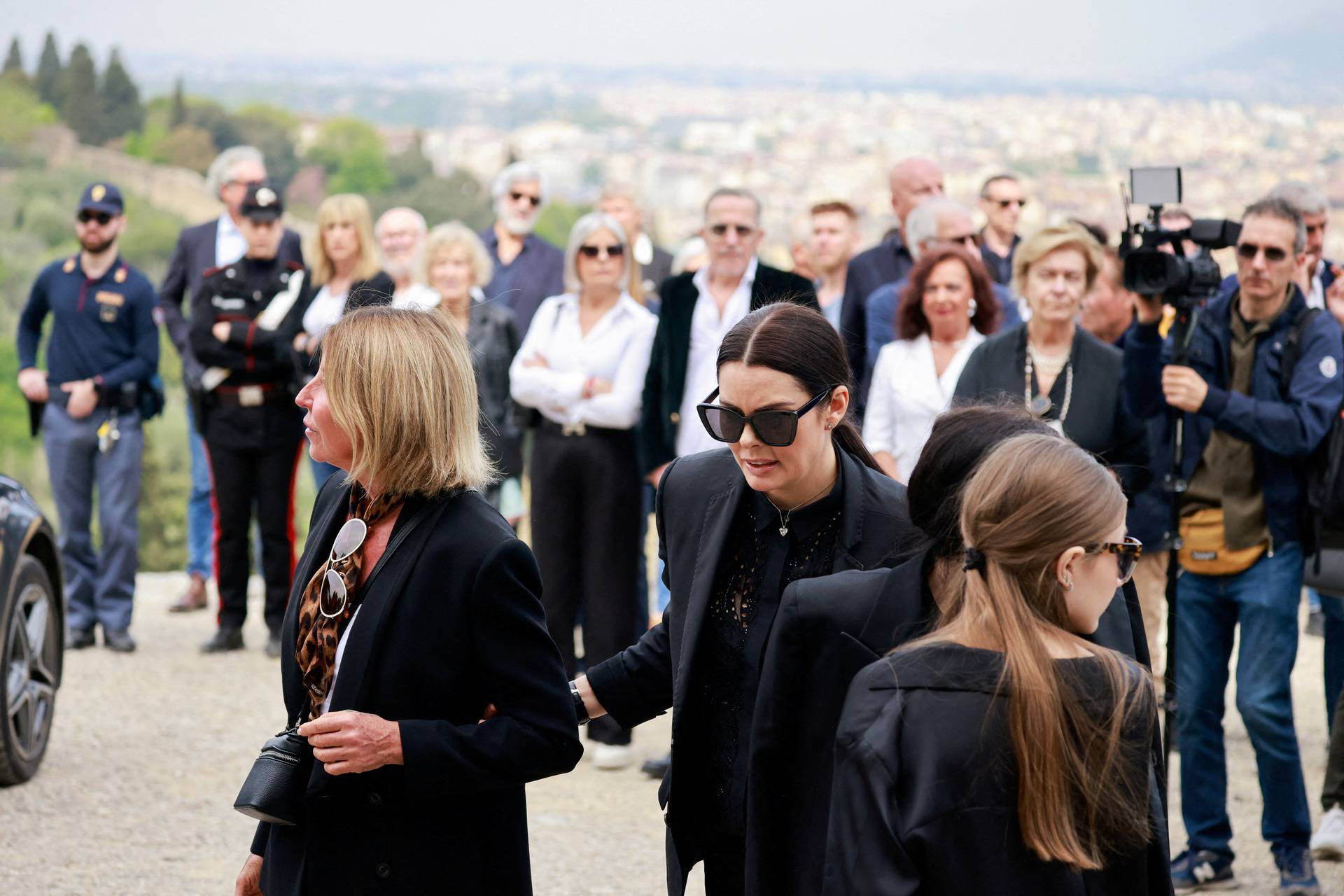 Funeral ceremony of Italian designer Roberto Cavalli, in Florence