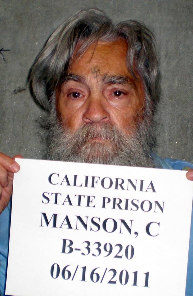 FILE PHOTO -  Handout photo of convicted murderer Charles Manson