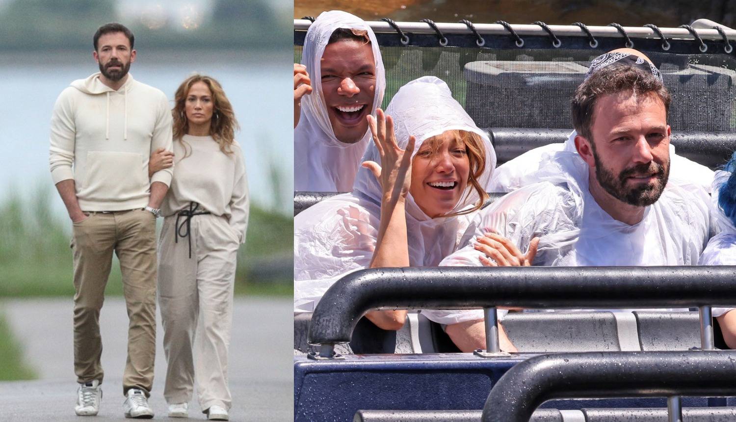 J.Lo i Ben Affleck odveli djecu u zabavni park pa se provozali