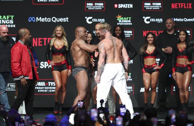 Boxing: Tyson vs Paul Weigh-In