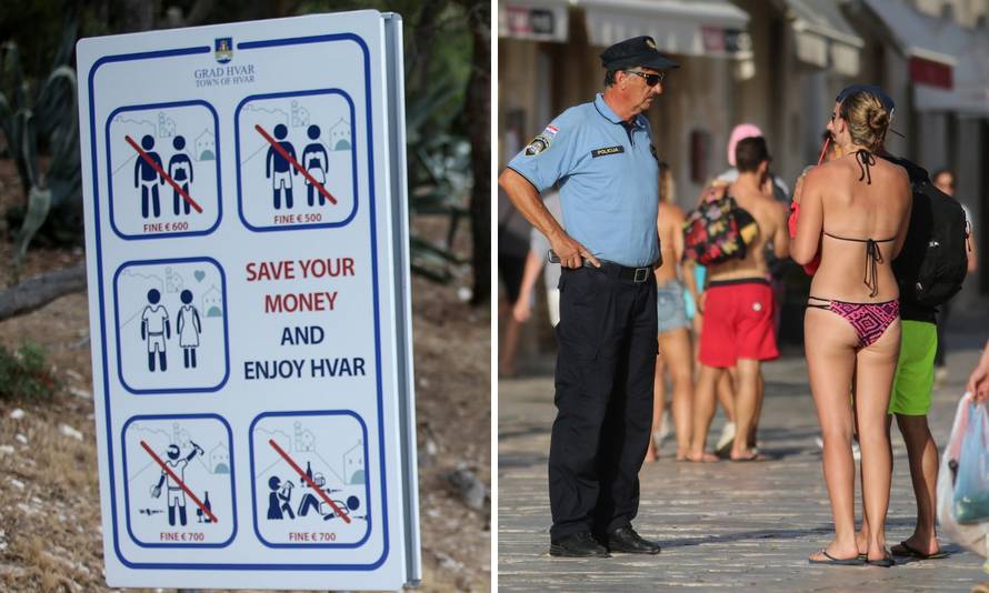 Tko zaspi na hvarskim ulicama, jao si ga njemu - kazna 400 €