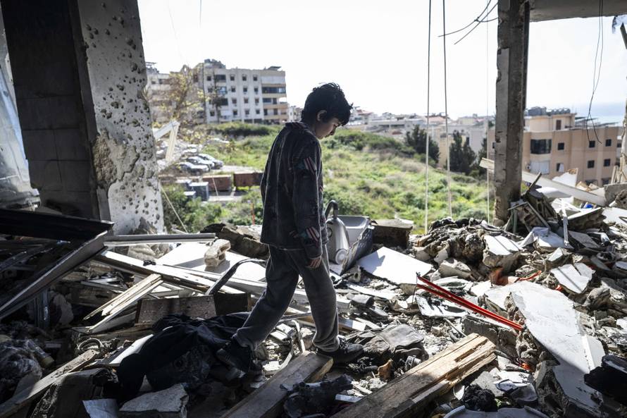 Israeli attack on the town of Sharhabil in southern Lebanon