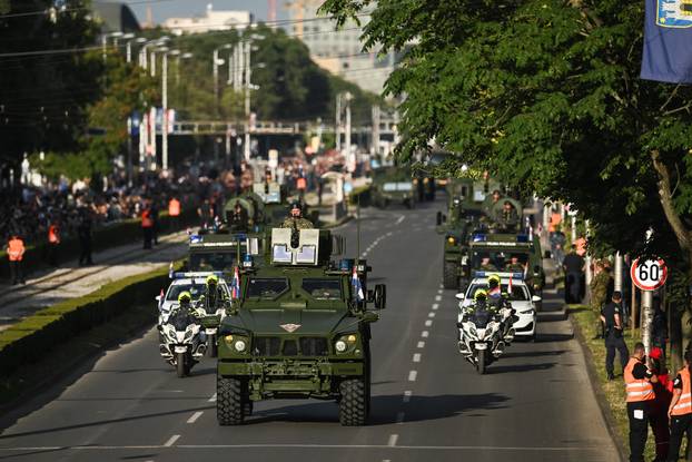Zagreb: Svečani vojni mimohod u povodu 30 godina VRO Oluja
