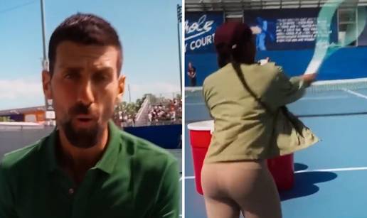 VIDEO Đoković priredio šou u Miamiju. Zaigrao je neobičnu partiju tenisa s Amerikankom