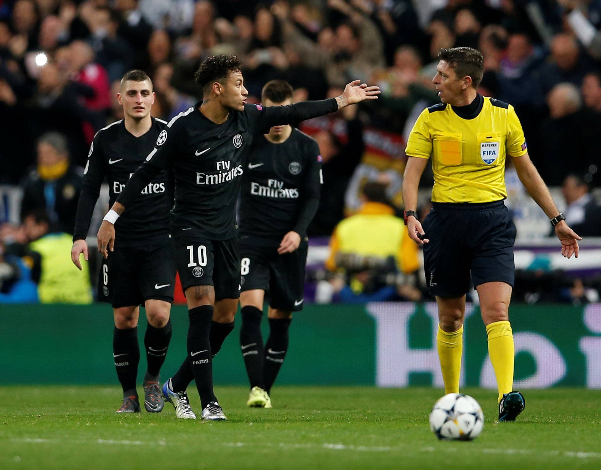 Champions League Round of 16 First Leg - Real Madrid vs Paris St Germain