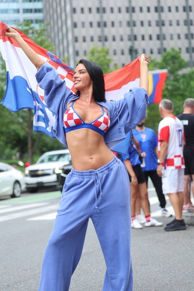 SP 2026 Philadelphia: Ivana Knoll privukla pozornost među navijačima uoči utakmice Hrvatske i Gane