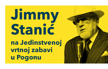 Koncert Jimmyja Stanića u dvorištu Pogona Jedinstvo