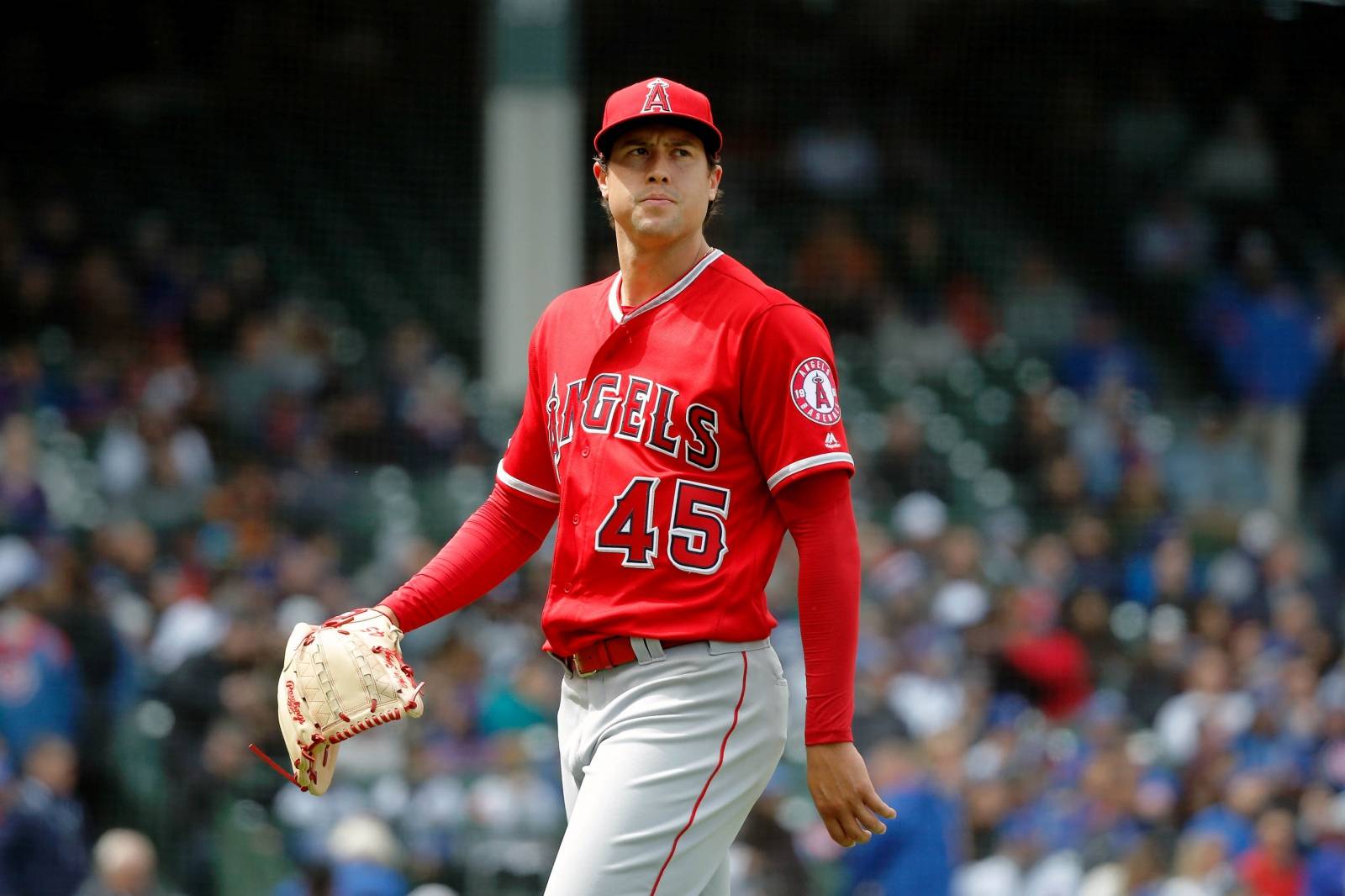 FILE PHOTO - MLB: Los Angeles Angels at Chicago Cubs