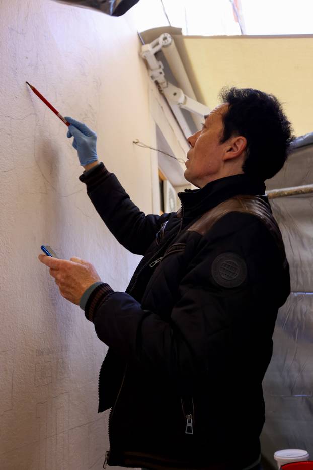 Zadar: Počela izrada murala s likom Luke Modrića