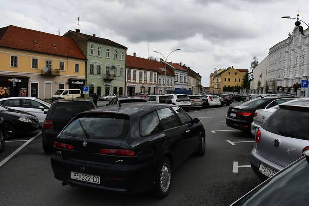 Požega: Parkiralište na Trgu Sv. Trojstva na kojem je pretučen Jakov Bočkaj 