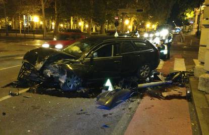 Sudarila se dva automobila u Zagrebu, nitko nije ozlijeđen