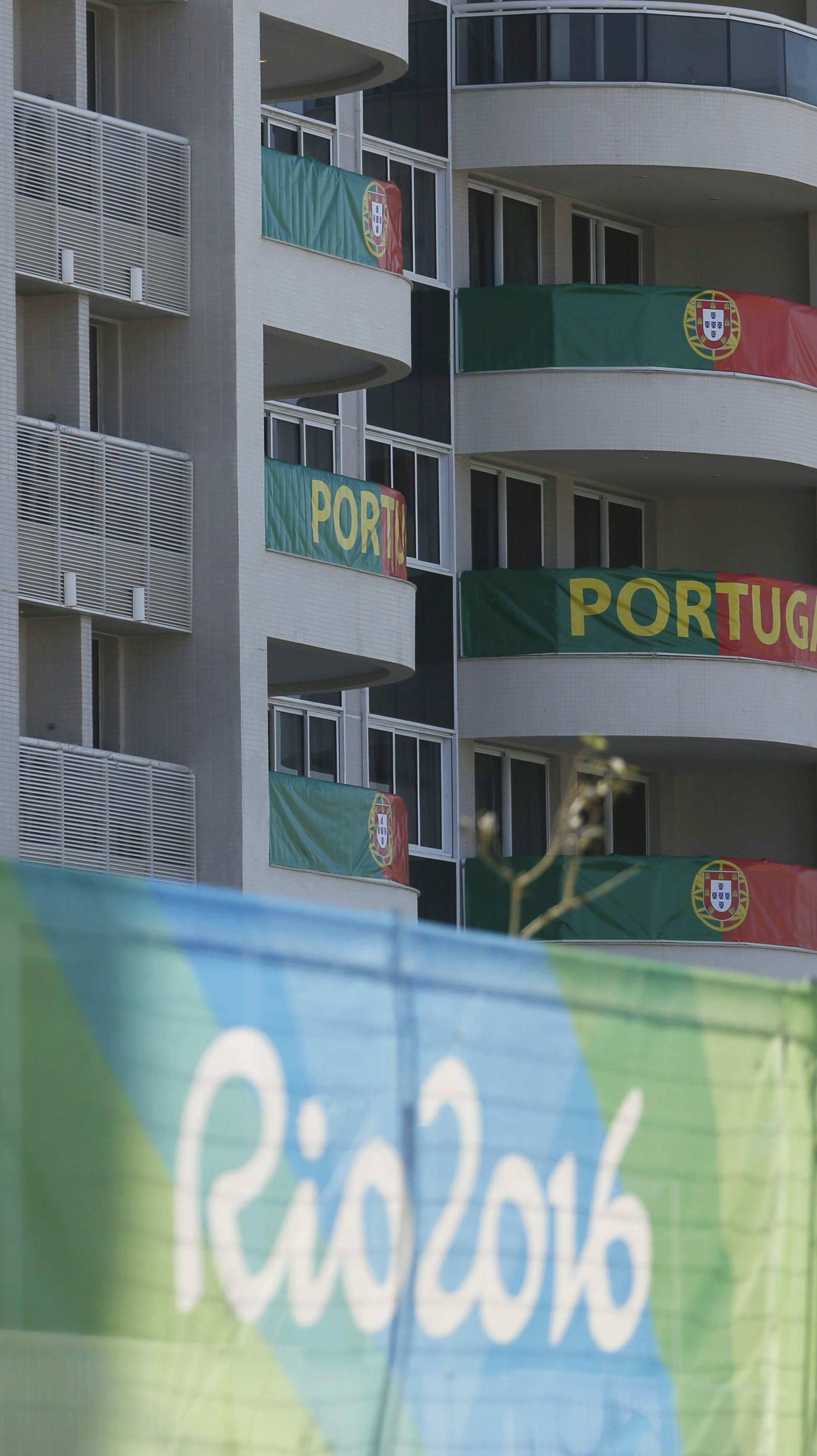 A view of one of the blocks of apartments where Portugal's athletes are supposed to stay in Rio de Janeiro