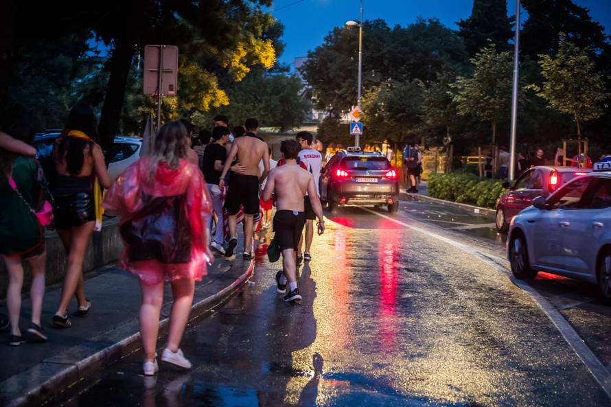 Split: Gužva nakon završetka Ultra Festivala
