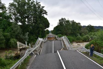 Kamniška Bistrica: Posljedice poplava u Sloveniji