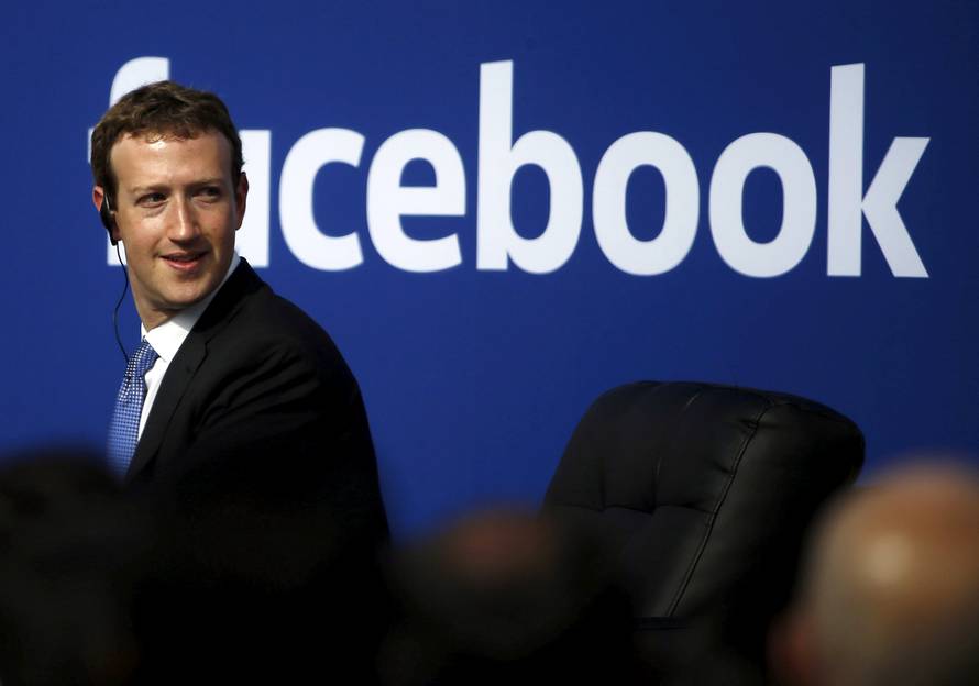File photo of Facebook CEO Mark Zuckerberg during a town hall at Facebook's headquarters in Menlo Park, California