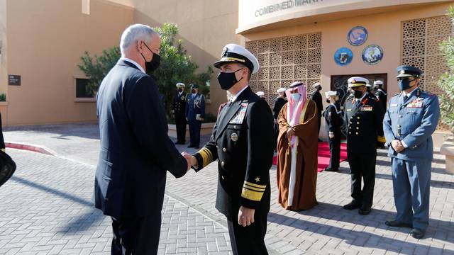 Israel defence minister visits U.S. Navy base in Bahrain