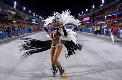 Carnival magic descends on Rio as second night of elite samba schools lights up the Sambadrome, in Rio de Janeiro