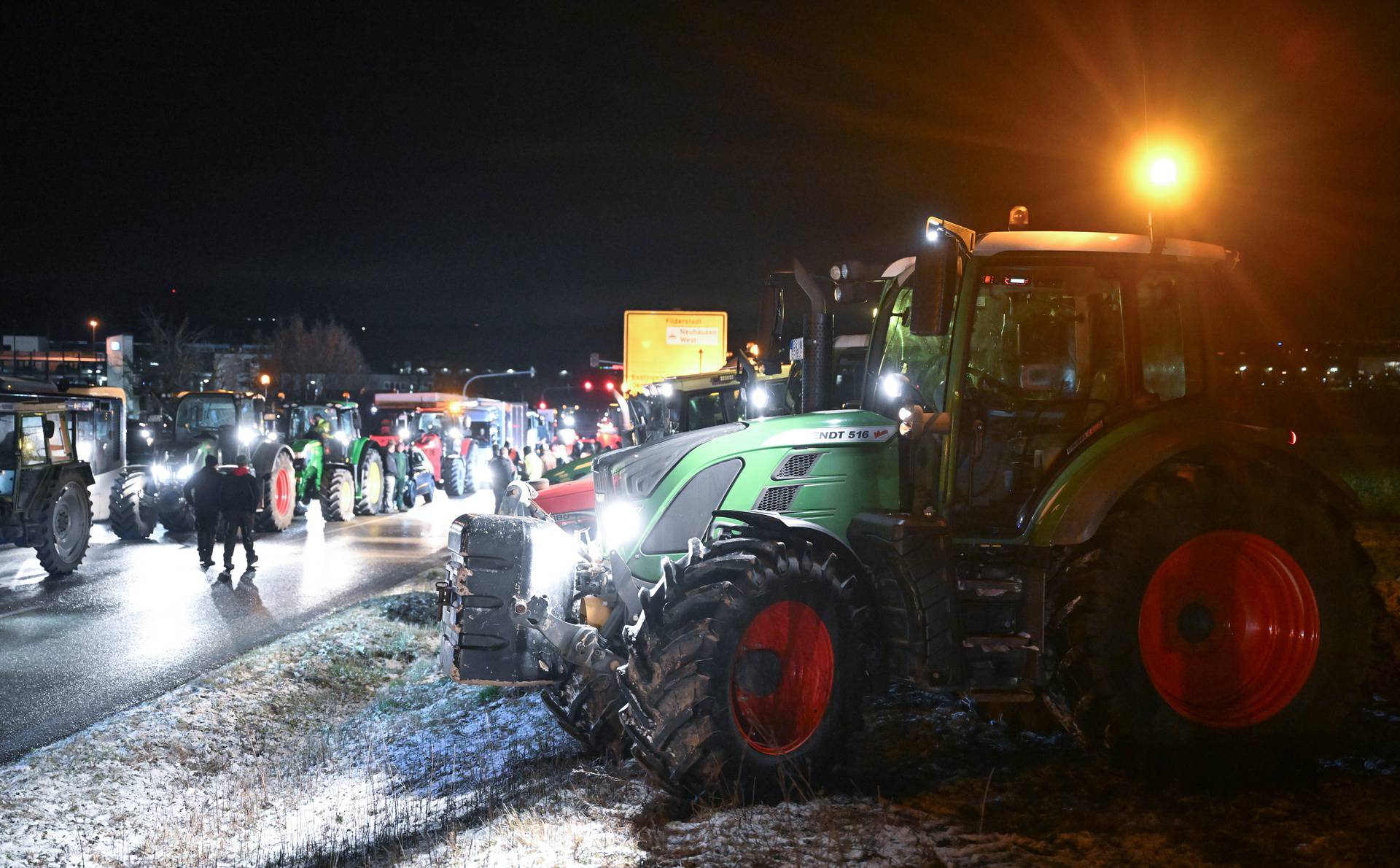 Farmer protests - Neuhausen