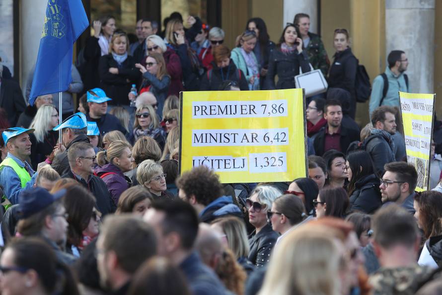 Učitelje je podržao i Sindikat policije. I oni će prosvjedovati