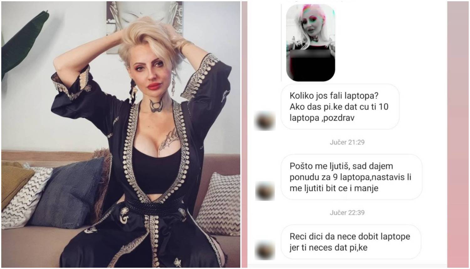 Ognjena ga javno raskrinkala: Uslijed humanitarne akcije, slao joj je vulgarne poruke za seks