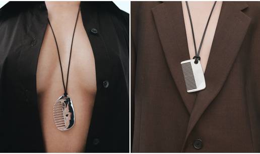 Češalj kao avangardna ogrlica: Obični predmet kao chic detalj
