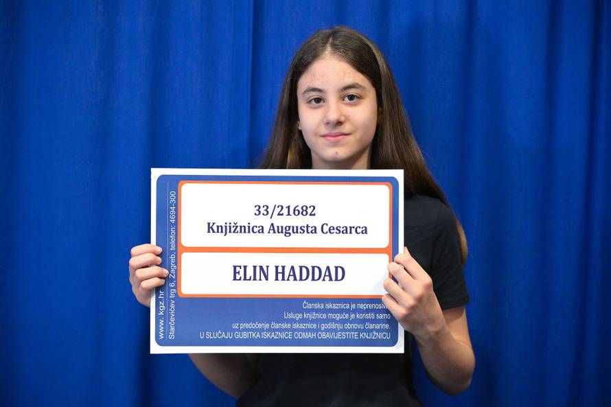 Elin Haddad proglašena najčitateljicom grada Zagreba u kategoriji osnovnoškolske dobi