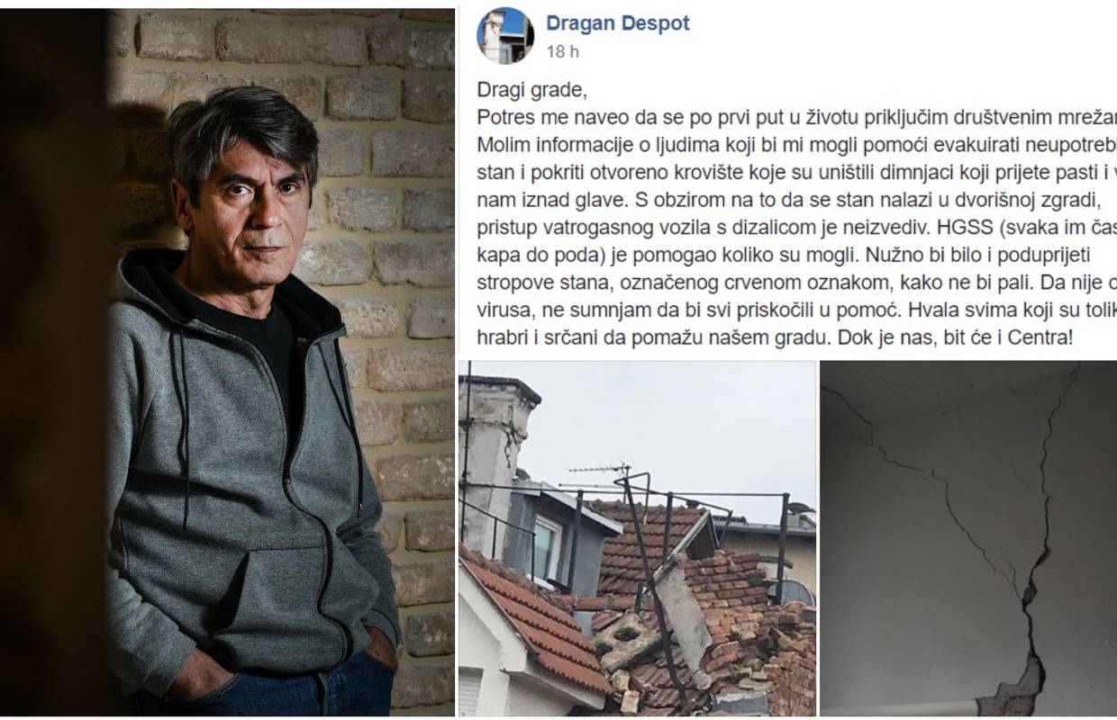 Dragan Despot moli za pomoć: 'Prijetnja nam je iznad glave'