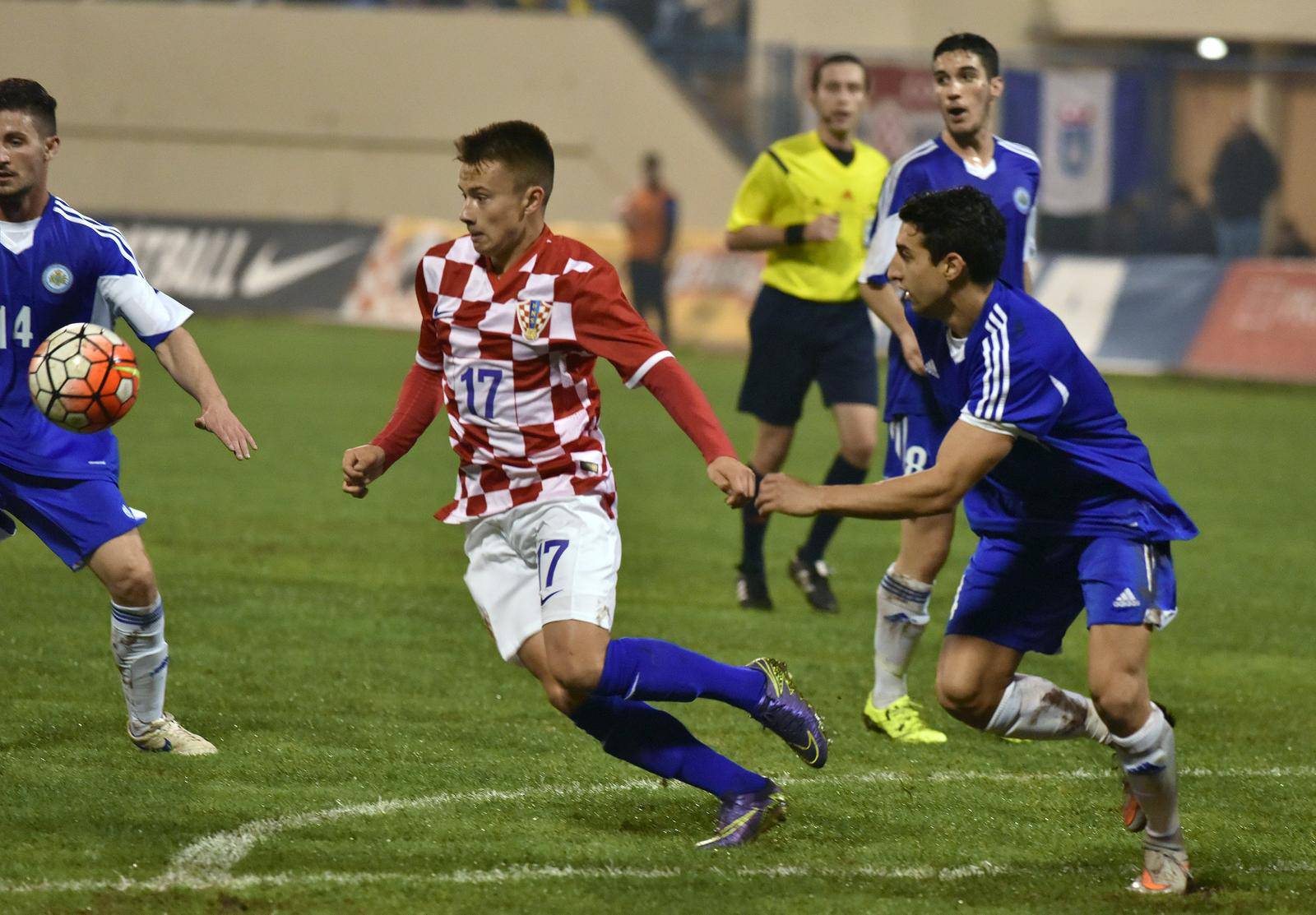 Šibenik: Kvalifikacije za Euro U-21, skupina 6, Hrvatska - San Marino