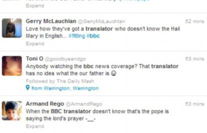 'Ovaj nije katolik': Prevoditelj na BBC-ju nije znao Očenaš