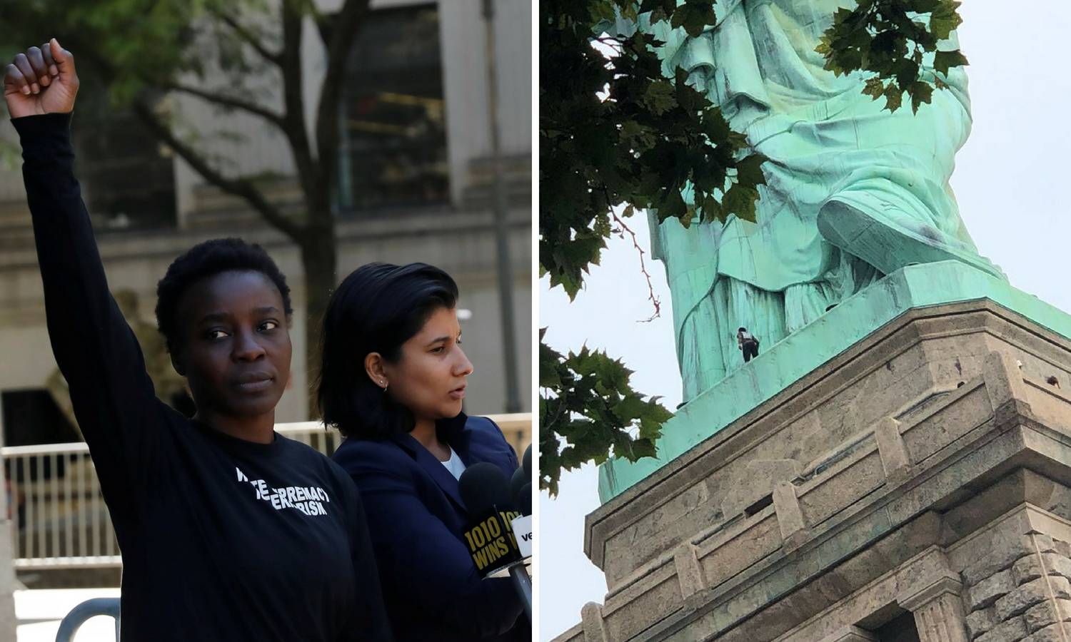 Protiv žene koja se popela na Kip slobode podigli 3 optužnice