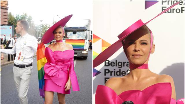 Nataša Bekvalac posjetila je 'Beograd pride': 'Nisam ovdje kao podrška, već kao dio nje'