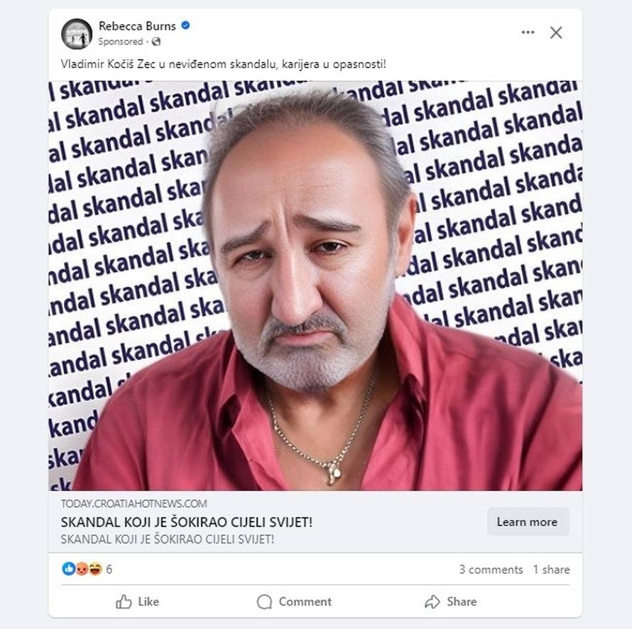 Vladimir Kočiš Zec postao meta prevaranata: Na društvenim mrežama se šire lažne vijesti...