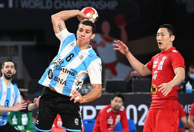 2021 IHF Handball World Championship - Main Round Group 2 - Japan v Argentina