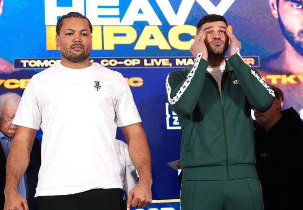 Manchester: Službeno vaganje uo?i me?a Joe Joyce - Filip Hrgovi?