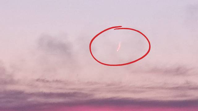 VIDEO Zagrepčanin ipak nije snimio meteor. Astronomi se slažu: To je bio trag aviona!