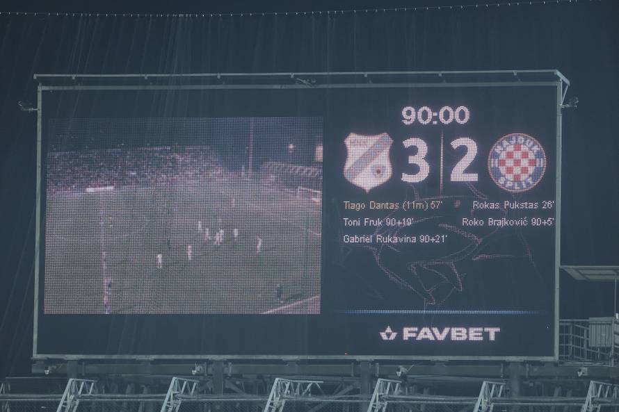 Susret Rijeke i Hajduka u četvrtfinalu Hrvatskog nogometnog kupa