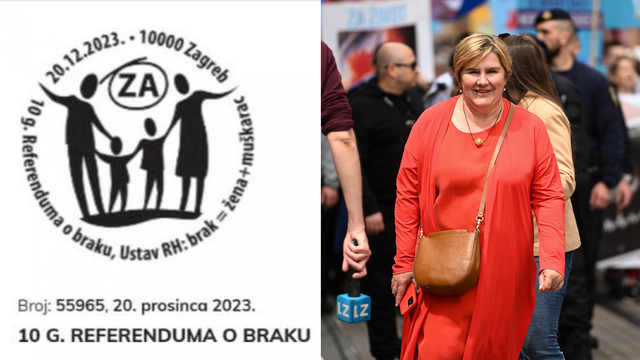 Hrvatska pošta izdala novi žig povodom 10. godina obljetnice referenduma o braku u RH