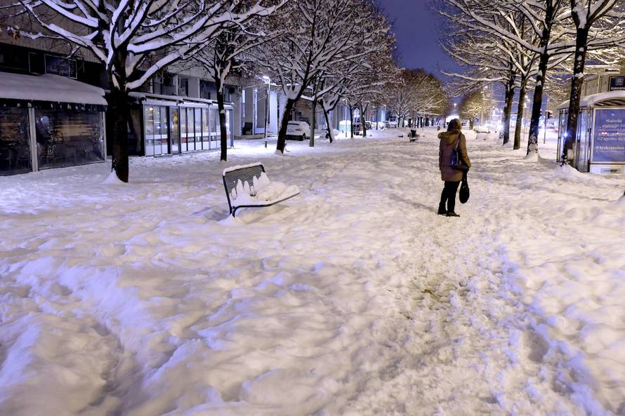Zagreb: Najveća opasnost su neočišćeni pločnici