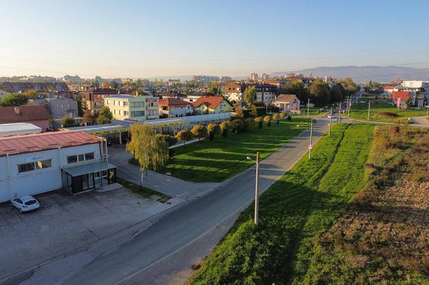 Snimke iz zraka po?etka radova na proširenju i rekonstrukciji Sarajevske ceste u Zagrebu