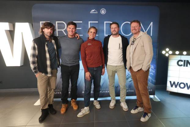 Zagreb: Premijerno prikazan kratkometražni film Ivice Kostelića "Freedom"