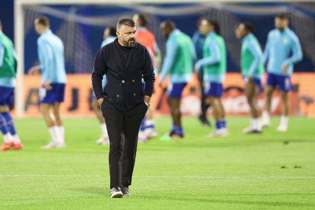Zagreb: Gennaro Gattuso elegantno odjeven na stadionu Maksimir